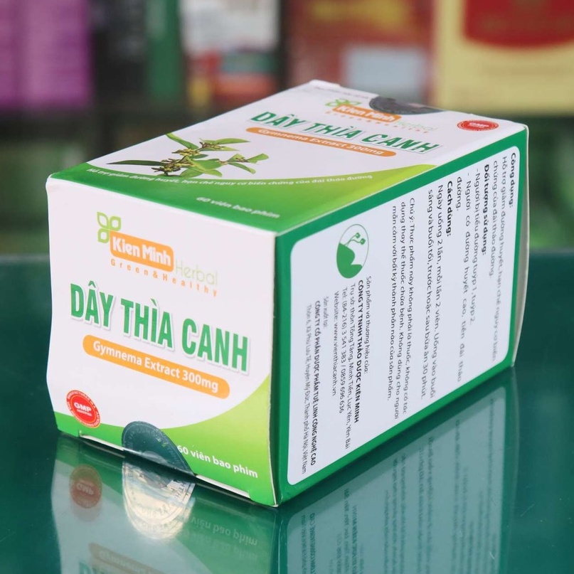 Viên Uống Dây Thìa Canh Kiên Minh Giảm đường huyết, Hạn chế biến chứng đái tháo đường, Giảm Cholesterol Lipid.