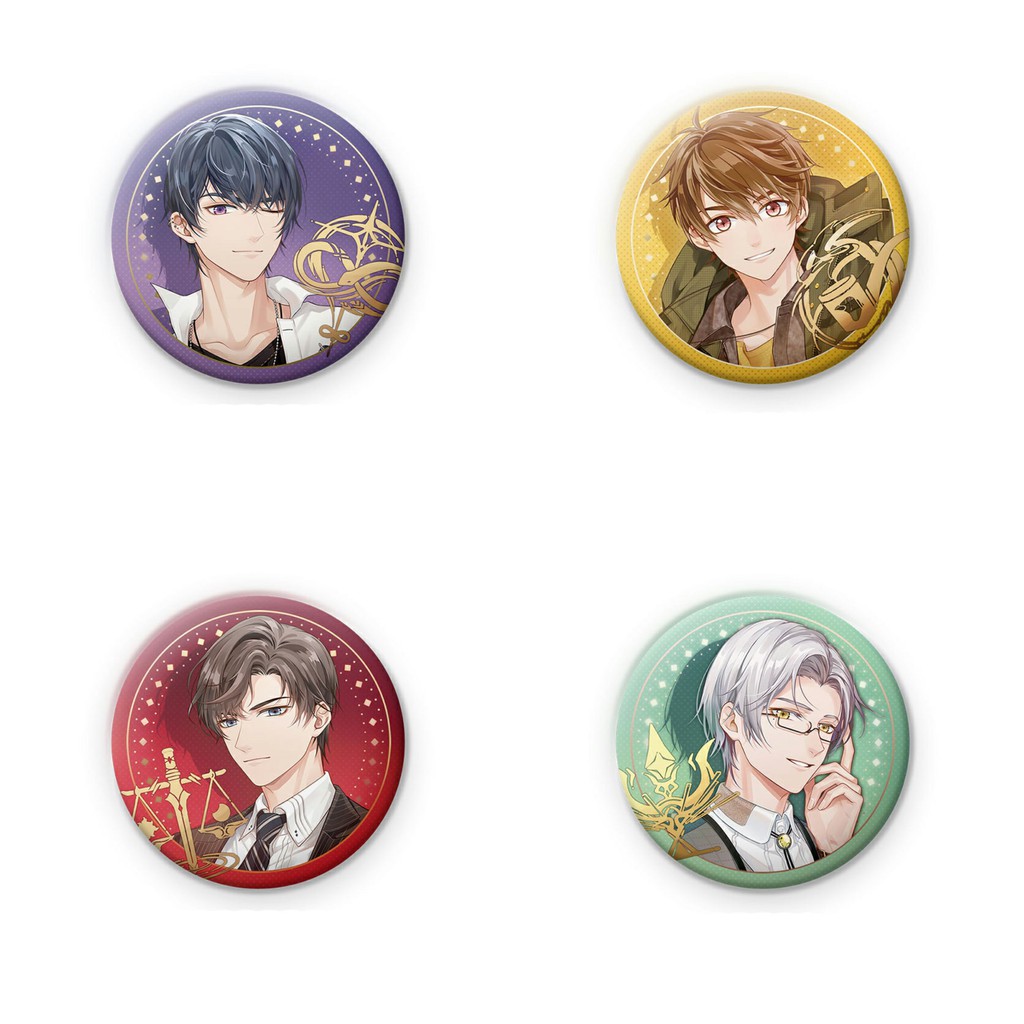 Combo 4 huy hiệu cài áo IN HÌNH Tears of Themis ver biểu tượng game chibi dễ thương