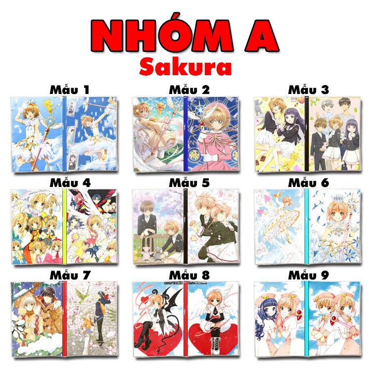 Sổ tay Anime Sakura , Umaru khổ A5 bìa in hình hoạt hình xinh xắn giấy dày có kẻ ...