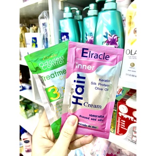 COMBO 4 GÓI Kem Ủ Dưỡng Tóc Green Bio Super Treatment Cream 30ml Thái Lan Đủ Màu