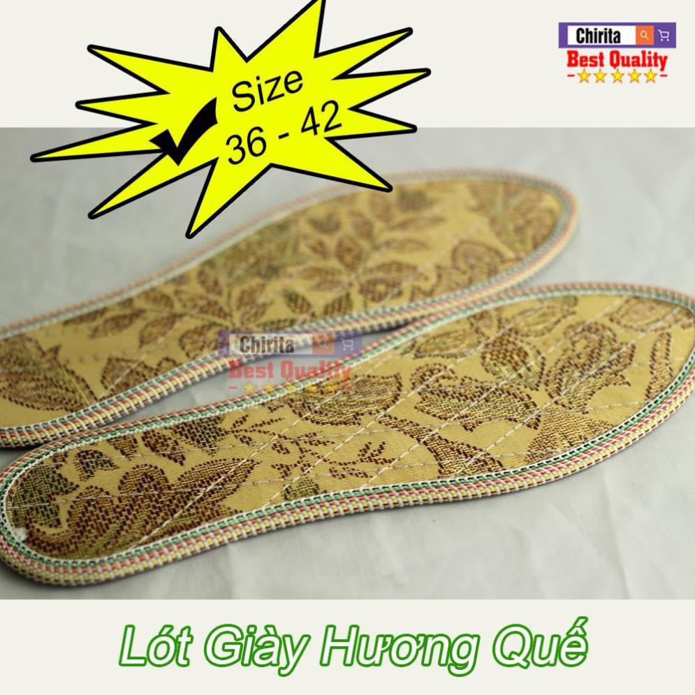 Bộ 2 Lót Giày Hương Quế Khử Mùi Thành Sen Thương Hiệu Việt ( Đủ Size : 36, 37, 38, 39, 40, 41, 42 )