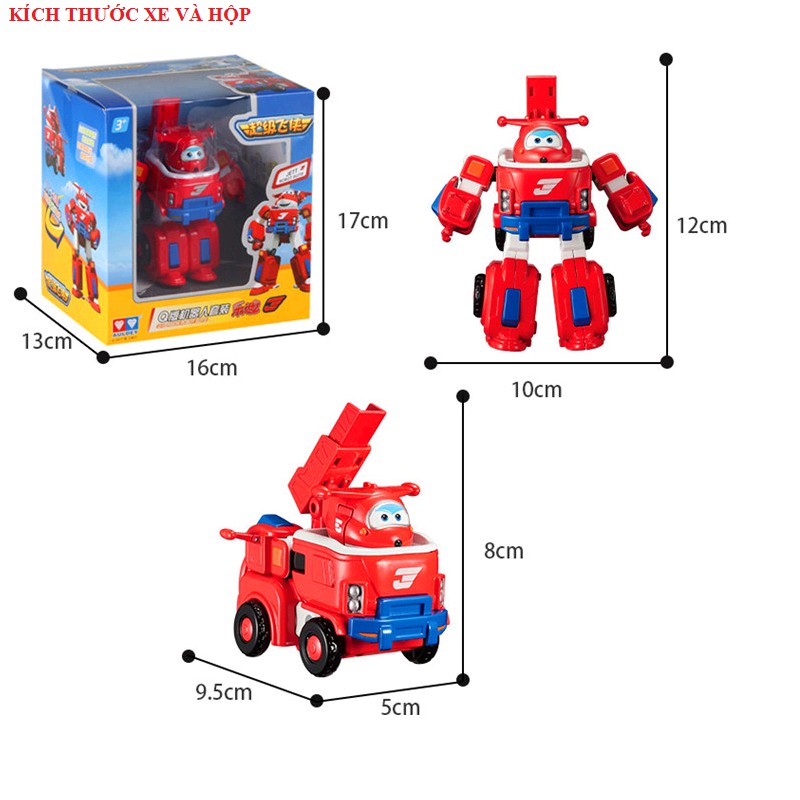 Đồ chơi trẻ em Super wing ĐỘI BAY SIÊU ĐẲNG RÔ BỐT BIẾN HÌNH JETT TIA CHỚP