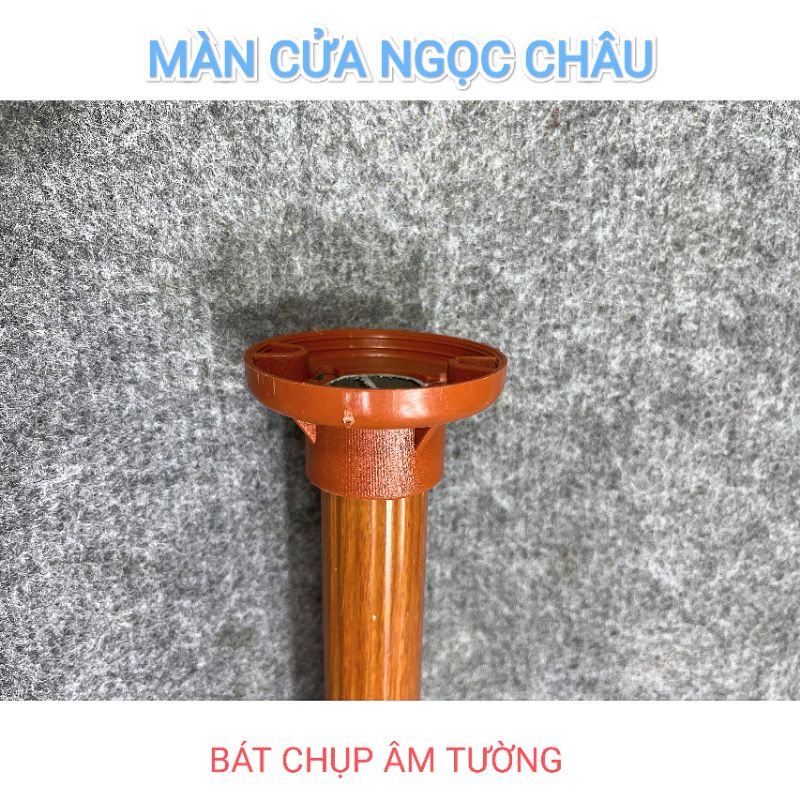 Bát Âm Tường đỡ Thanh Treo Rèm Cửa  - Dùng cho thanh treo sát tường - MÀN CỬA NGỌC CHÂU