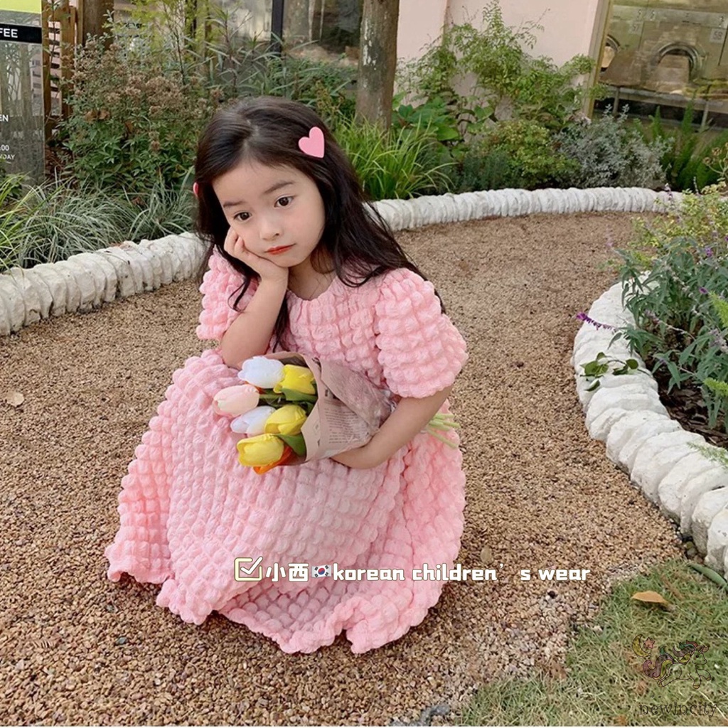 Đầm Công Chúa Phong Cách Hàn Quốc Cho Bé Gái