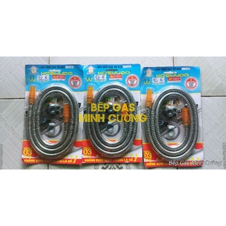 Dây dẫn gas bọc inox chống chuột dùng cho các loại bếp gas gia đình.