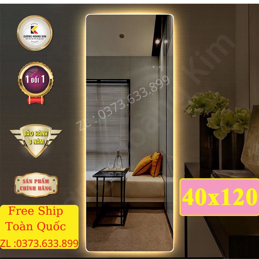 ( giá sỉ ) gương soi toàn thân cảm ứng 3 chạm thông minh kích thước 40x120 & 50x120 cm - guonghoangkim mirror