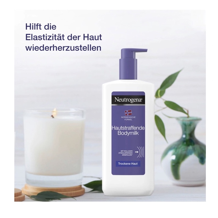 Sữa dưỡng thể BodyMilk Neutrogena kết hợp Collagen phục hồi da rất khô, 400ml