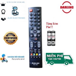 Remote Điều khiển tivi Darling RM-L1359 các dòng LED/LCD/Smart TV- Hàng loại tốt Tặng kèm Pin-Điện tử Alex