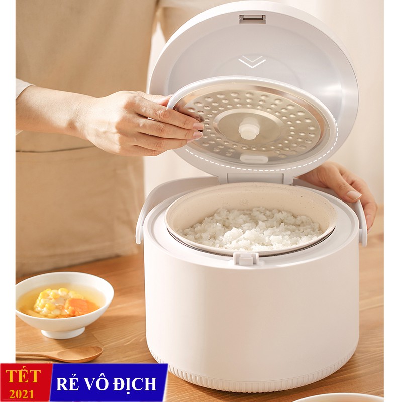 NỒI CƠM ĐIỆN THÔNG MINH MINI ĐA NĂNG CÓ ĐÈN LED - NỒI CƠM GIA ĐÌNH DUNG TÍCH 2 LÍT PHÙ HỢP 2-3 NGƯỜI vtm | BigBuy360 - bigbuy360.vn