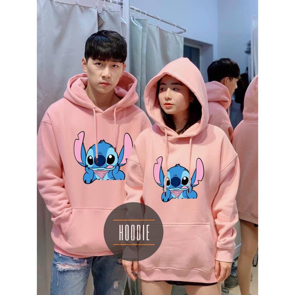 Áo khoác Hoodies Unisex cho cặp đôi hoạ tiết STICK siêu dễ thương M005