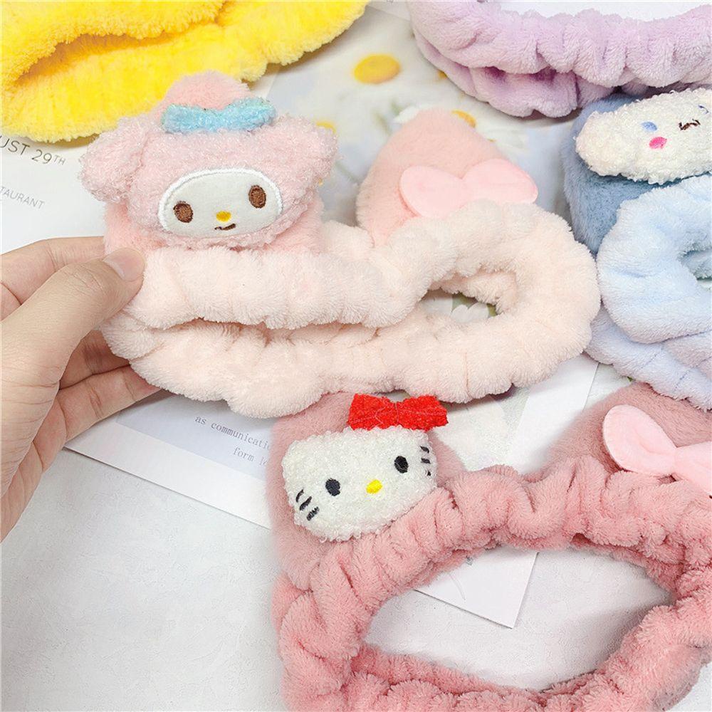 Băng Đô Tai Mèo Kuromi Dễ Thương Cho Nữ