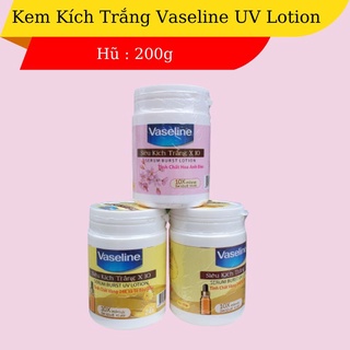 Kem kích trắng Vaseline ngày và đêm Thái Lan hộp 200gram