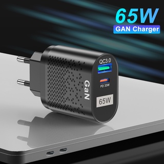 Củ sạc nhanh 65W PD 33W USB Type C PD QC 4.0 3.0 cao cấp