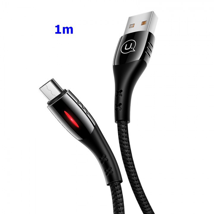 Cáp Usams SJ346 U-Tone cổng Micro Tự ngắt dài 1m