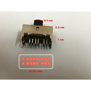 Công tắc 16 chân 3 trạng thái , một công tắc