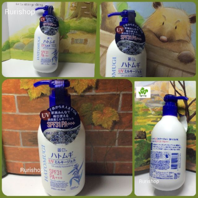 Sữa Dưỡng Thể Chống Nắng Hatomugi Nhật Bản