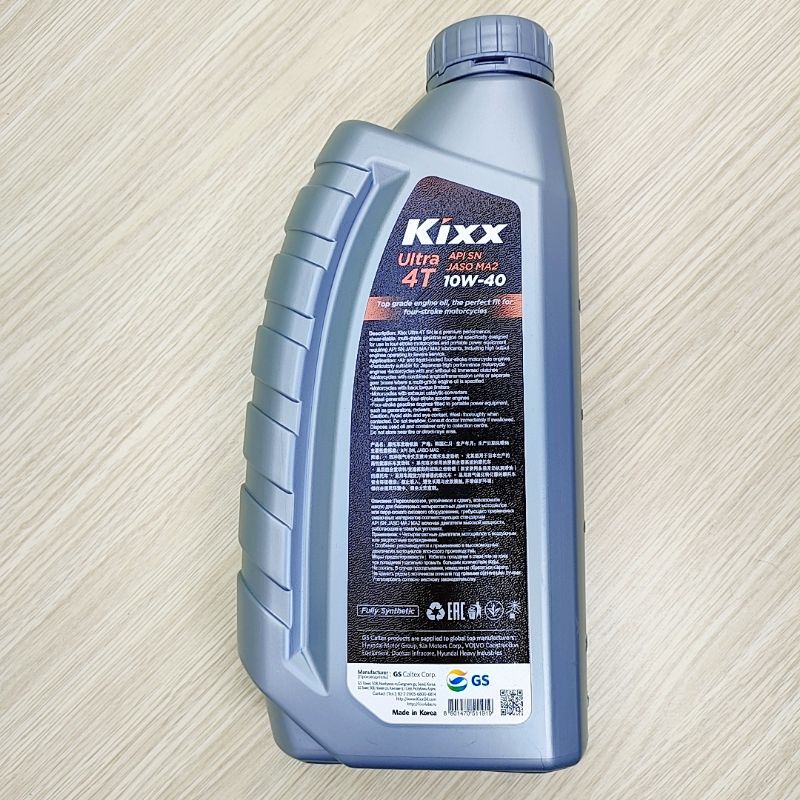 [Mã LIFEAUMAY giảm 10% tối đa 30k đơn 150k] Nhớt Kixx Tổng Hợp 10W40 Ultra 4T Fully Synthetic Nhập Khẩu Hàn Quốc