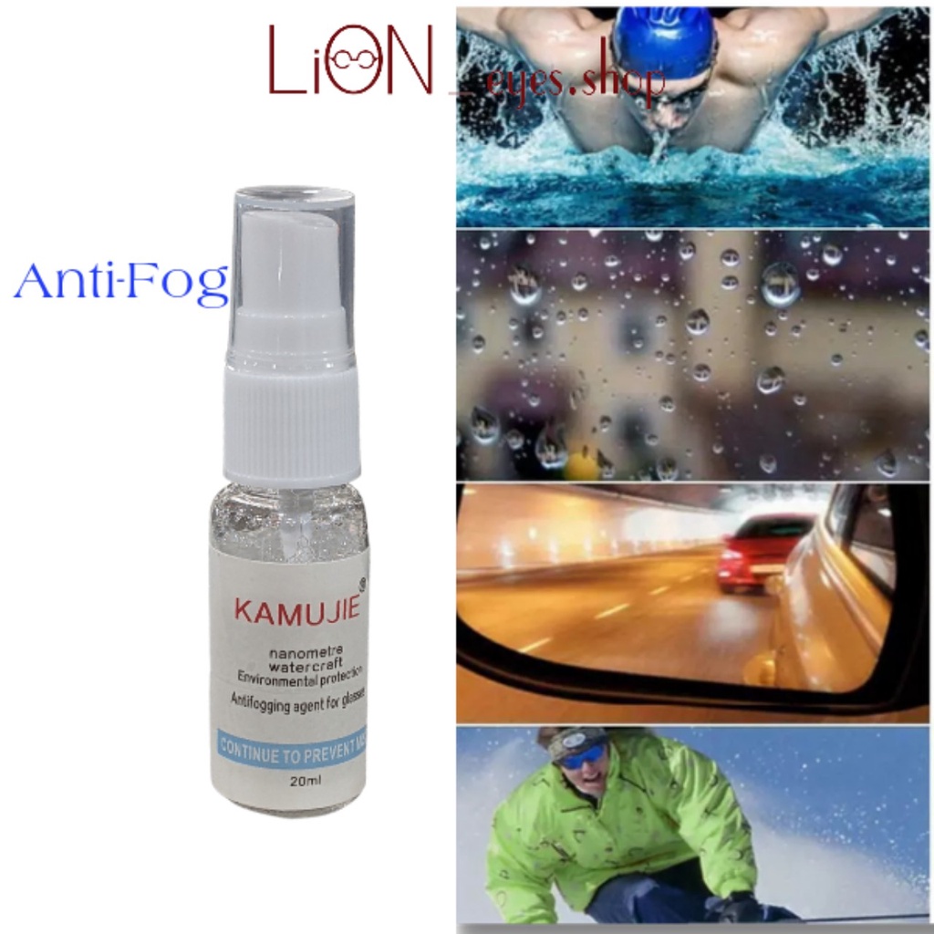 Combo chai xịt nano chống bám hơi nước, hơi sương 20ml