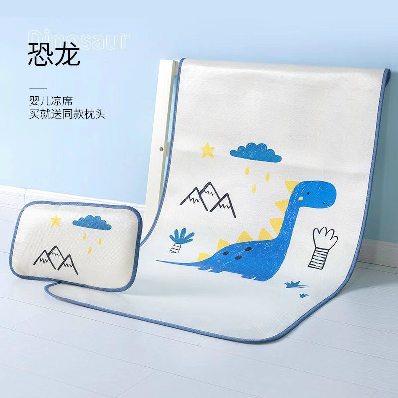 Chiếu Điều Hoà Kèm Gối Muslin Tree Cao Cấp Cho Bé Sơ Sinh Babibu - CĐHM
