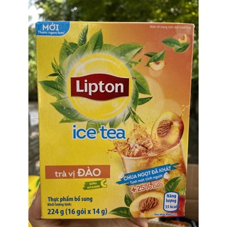 TRÀ LIPTON ICE TEA 224G (16 gói x 14g)
