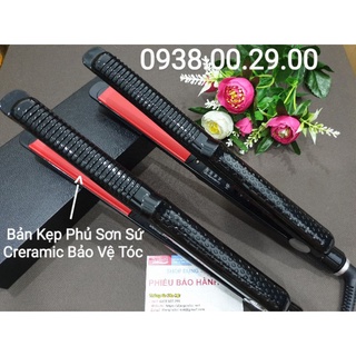 Máy kẹp hàn quốc 5 sao 388 bản đỏ chuyên kẹp cúp duỗi thẳng chuẩn salon.