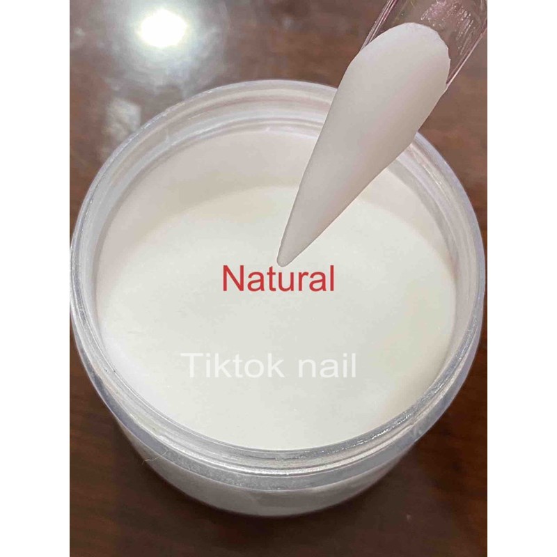 bột đắp Mỹ natural+trong +trắng hủ 100g