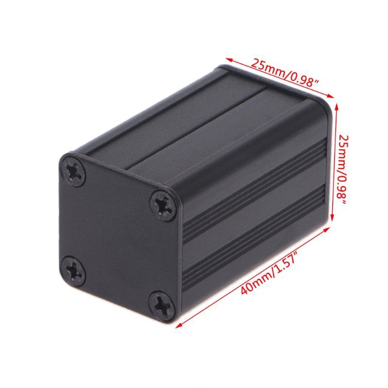 ✿ Mới Hộp Nhôm Đựng Linh Kiện Điện Tử 40x25x25mm DIY
