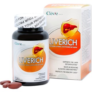 CHÍNH HÃNG TPCN Mỹ - Hạ Men Gan Tăng Cường Chức Năng Gan, bảo vệ tế bào gan cho người viêm gan B, Xơ gan LIVERICH