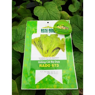 [Rạng Đông] Hạt Giống Cải Bẹ Dưa Rado 673 Cao Sản, Giòn Ngọt Gói 10gr