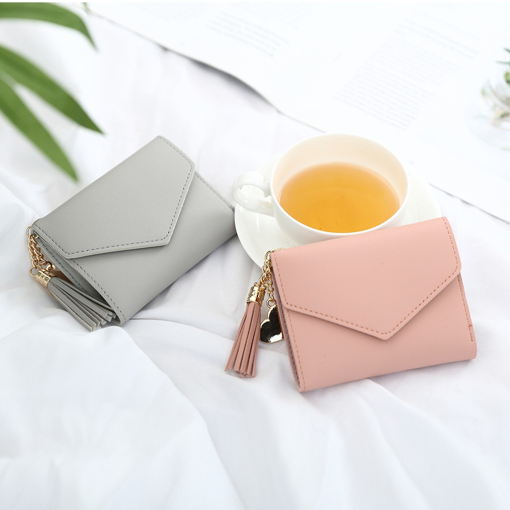 VÍ NỮ MINI, VÍ NGẮN NHỎ GỌN BỎ TÚI NHIỀU NGĂN G01