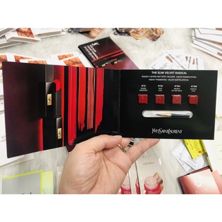 [CÓ BILL US] SAMPLE MẪU THỬ SON YSL, DIOR , ARMANI , GUERLAIN ROUGE
