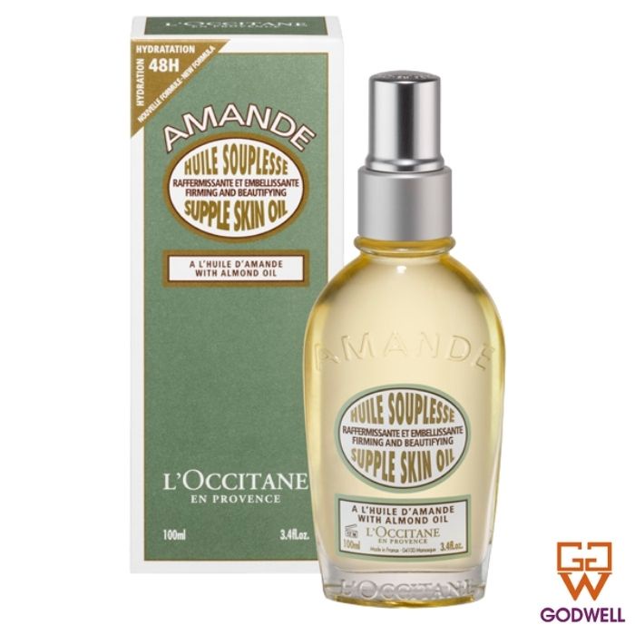 [L'OCCITANE] Tinh dầu hạnh nhân chống rạn, nâng cơ, dưỡng ẩm L'occitane Almond Supple Skin Oil 100ml