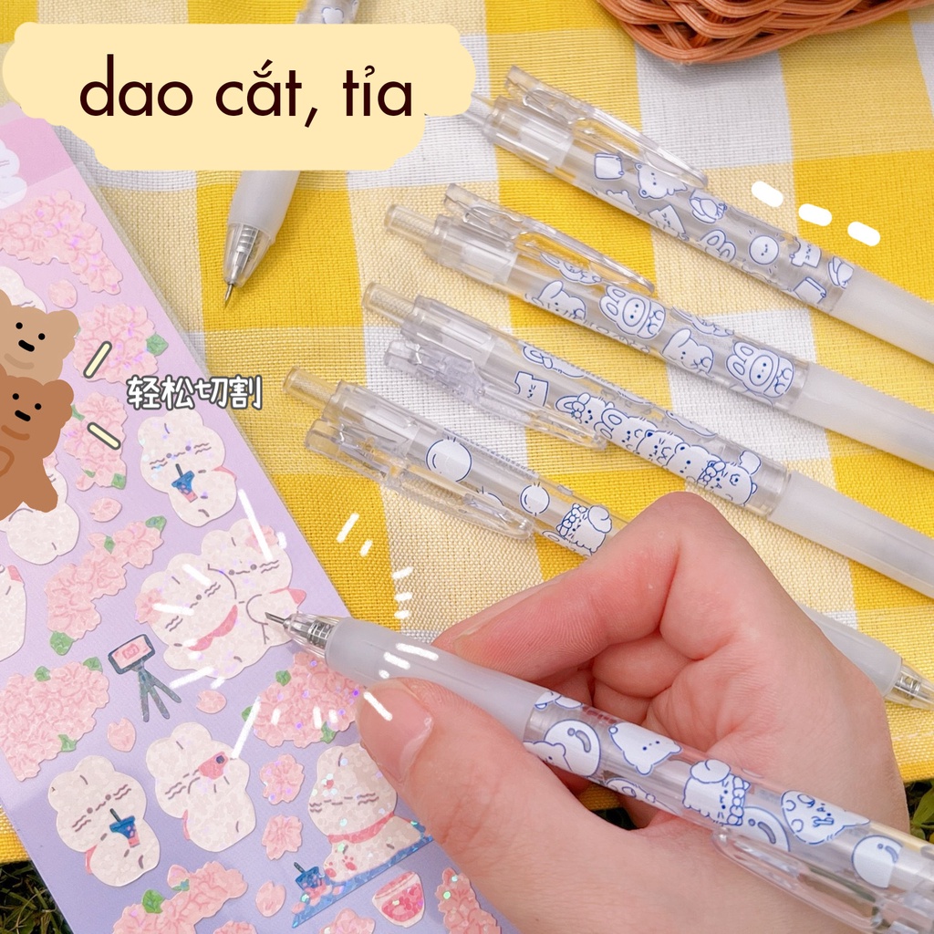 Dao Cắt Tỉa Thủ Công, Unboxing Dạng Bút Bubble Pen Cutter