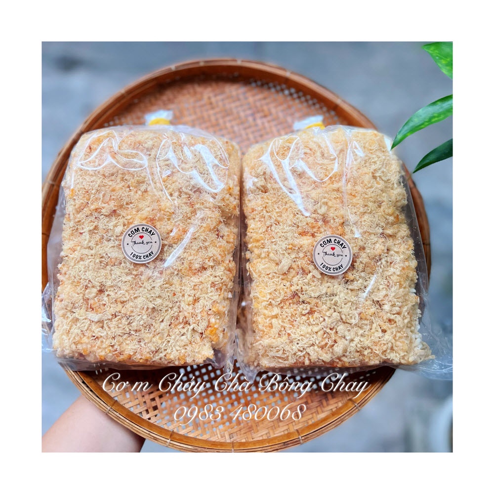 Cơm Cháy Chà Bông Chay - Ăn Chay 100% - Đồ Ăn Vặt Chay - Top Món Chay Ngon