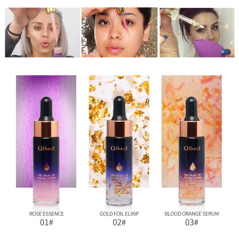 [Hàng mới về] Tinh chất dưỡng ẩm QIBEST se khít lỗ chân lông sử dụng trước lớp trang điểm | BigBuy360 - bigbuy360.vn