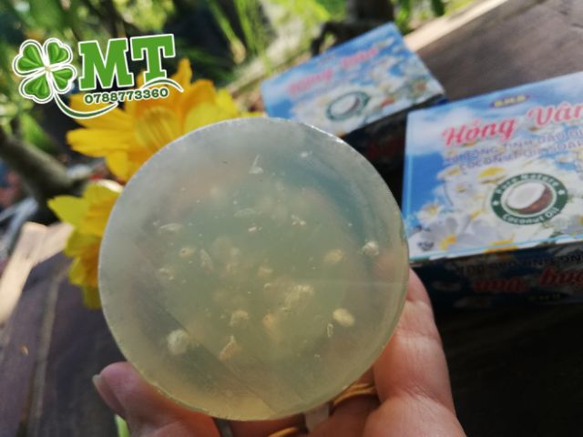 Xà bông dừa Hồng Vân 5 cục có hộp