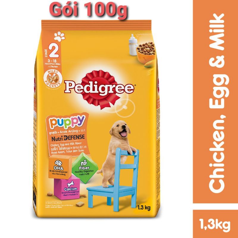 thức ăn chó pedigree 100g thức ăn dinh dưỡng cho cún