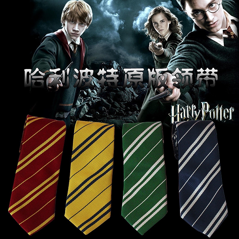 Cà Vạt Sọc Đỏ Vàng Phong Cách Phim Harry Potter