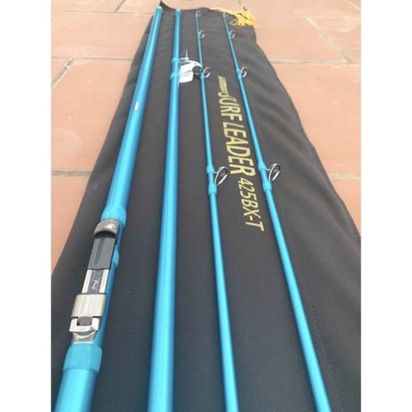 Cần lục 3 khúc surf leader bxt dài 4m25 hàng loại 1 tải cá 20kg + tặng 1 ngọn