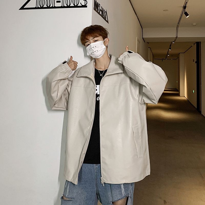 Áo da trơn unisex [hàng order]