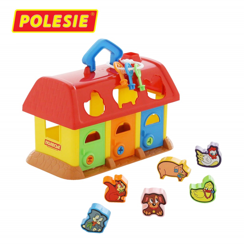 Bộ đồ chơi thả hình Ngôi nhà thú cưng Pets House – Polesie Toys