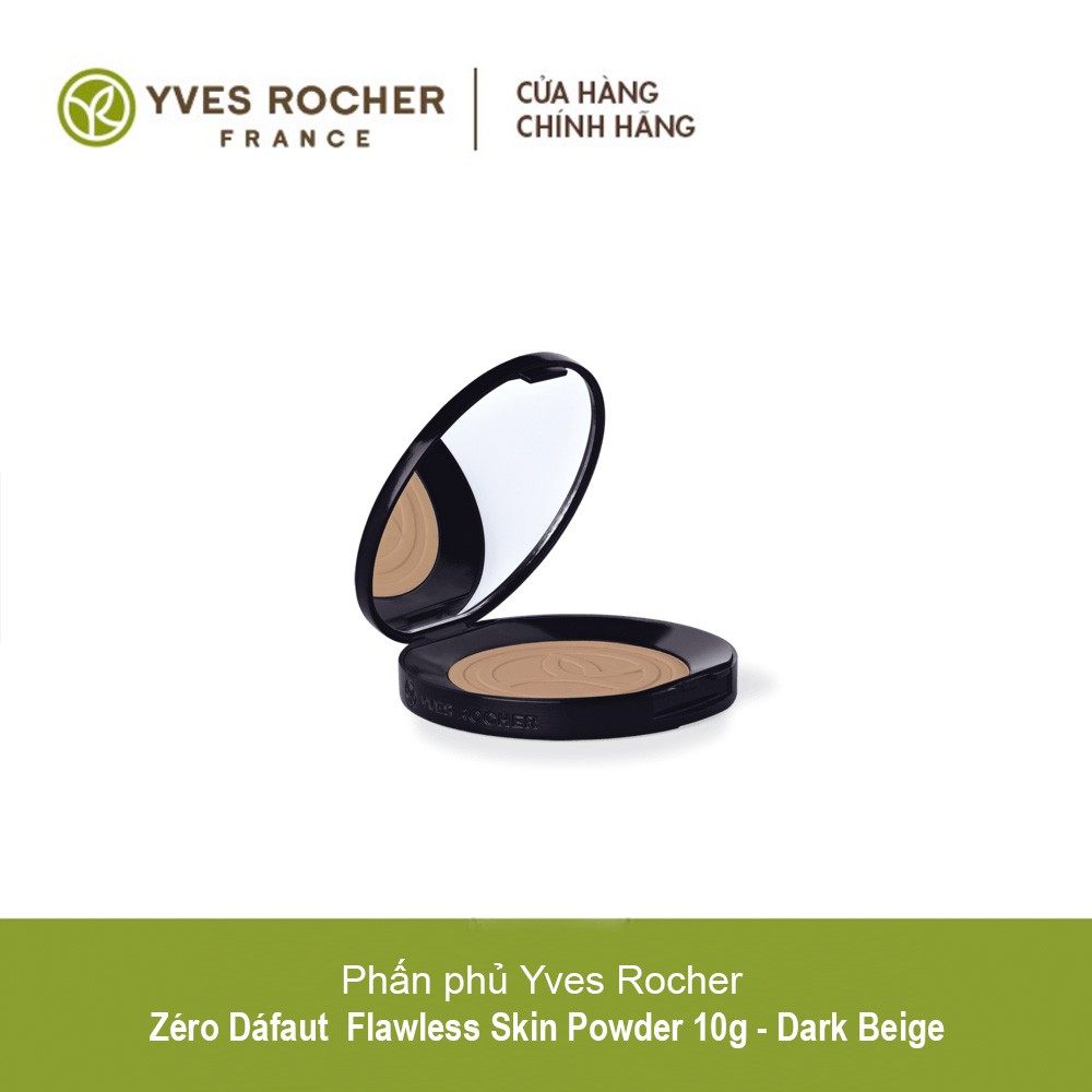 Phấn phủ Yves Rocher Zéro Dáfaut Flawless Skin Powder 10g - Beige Fonce