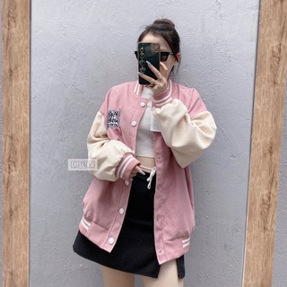 Áo Khoác Nhung Bomber Rock The World BX-04