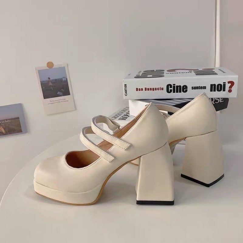Giày Rosé, Jennie BLACKPINK 💕 Giày búp bê cao gót 10cm siêu sang  lolita shoes