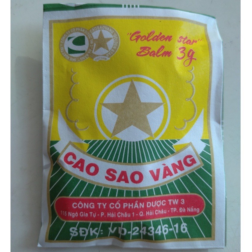 Cao Sao Vàng  Dược TW3 3gr