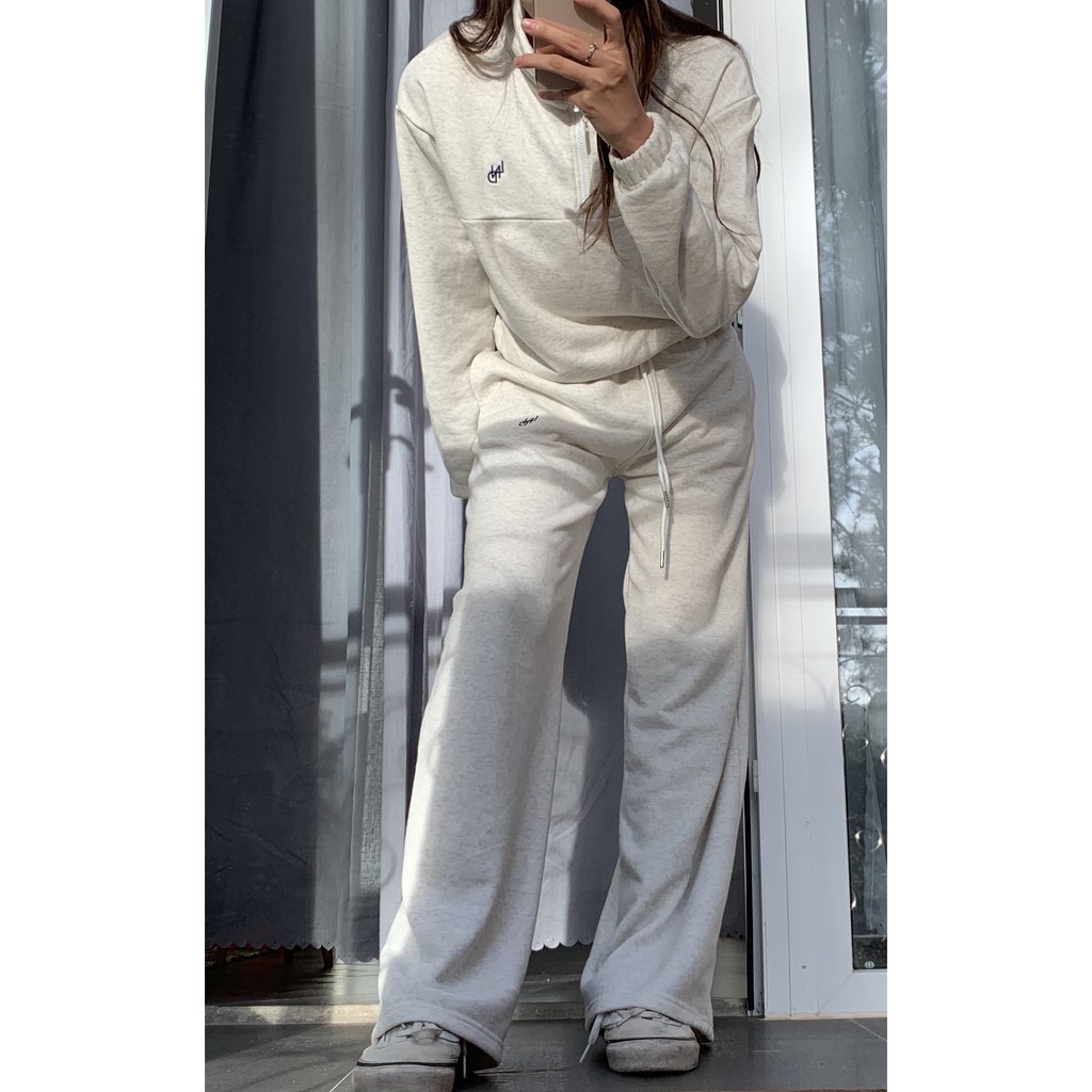 Quần ống suông Delwyn Pants (Light Grey) | LND