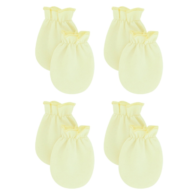 Găng Tay Cotton Mềm Chống Xước Bảo Vệ Cho Bé Sơ Sinh