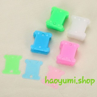 50 Bobbin nhựa quấn chỉ thêu