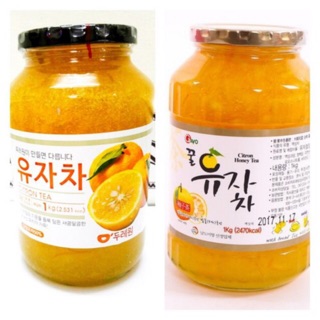 Mật Ong Chanh Đào Hàn Quốc Lọ 1Kg