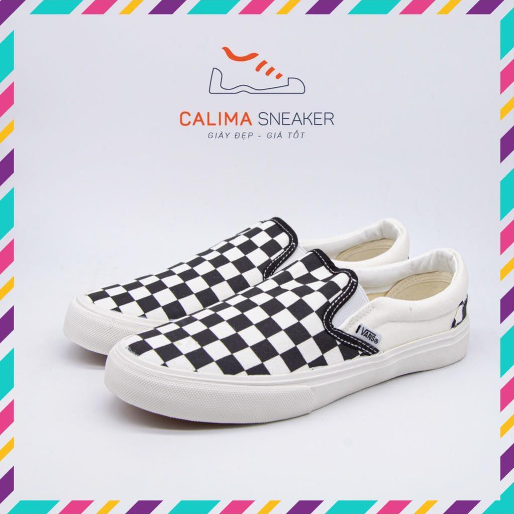 Giày Vans Caro 🏆HOT TREND🏆 Giầy Thể Thao Vans caro / Sneaker Nam Nữ Đủ Size : 36-43 /Giày Vans slip on